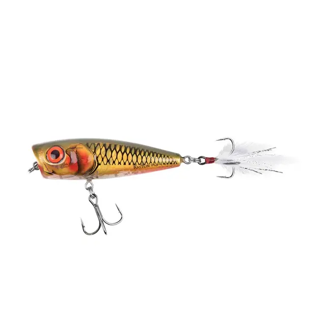 Vobler Salmo Rattlin Pop Floating, Clear Golden Prey, 7cm, 12.5g