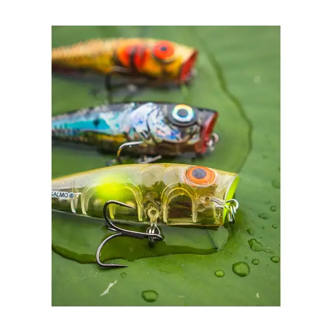 Vobler Salmo Rattlin Pop Floating, Clear Golden Prey, 7cm, 12.5g