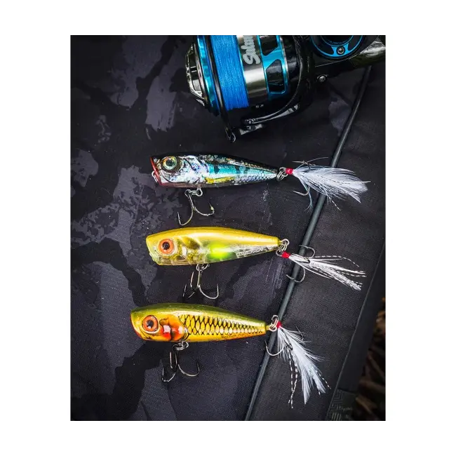 Vobler Salmo Rattlin Pop Floating, Clear Golden Prey, 7cm, 12.5g