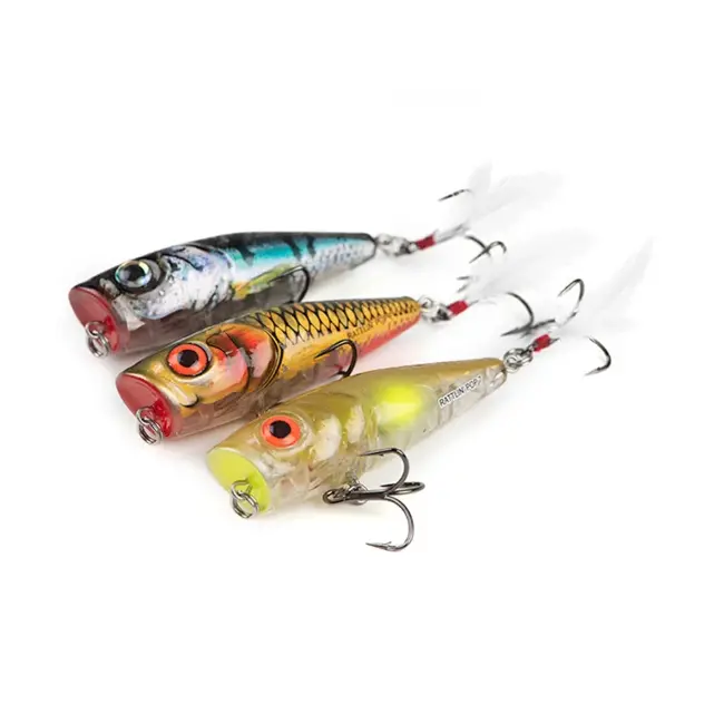 Vobler Salmo Rattlin Pop Floating, Clear Golden Prey, 7cm, 12.5g