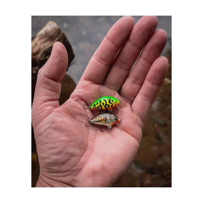 Vobler Salmo Tiny Floating, Green Tiger, 3.0cm, 2.0g