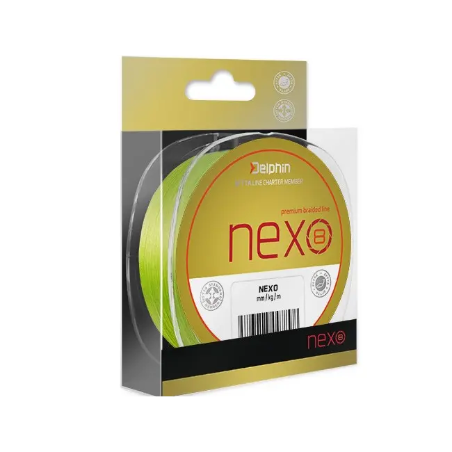 Fir Textil Delphin Nexo 8 Premium Braid Line, Galben, 130m