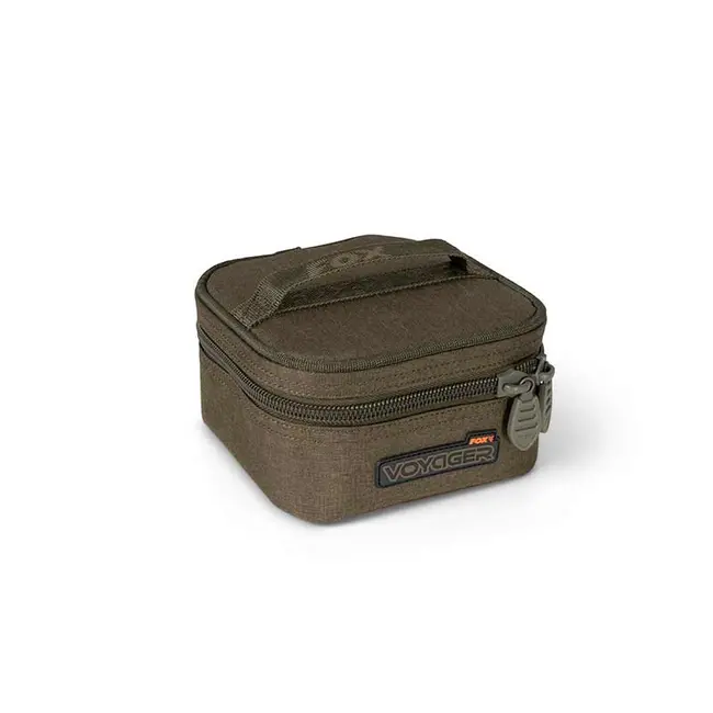 Geanta Momeala Fox Voyager 6 Pot Hookbait Case, 17x17x10cm