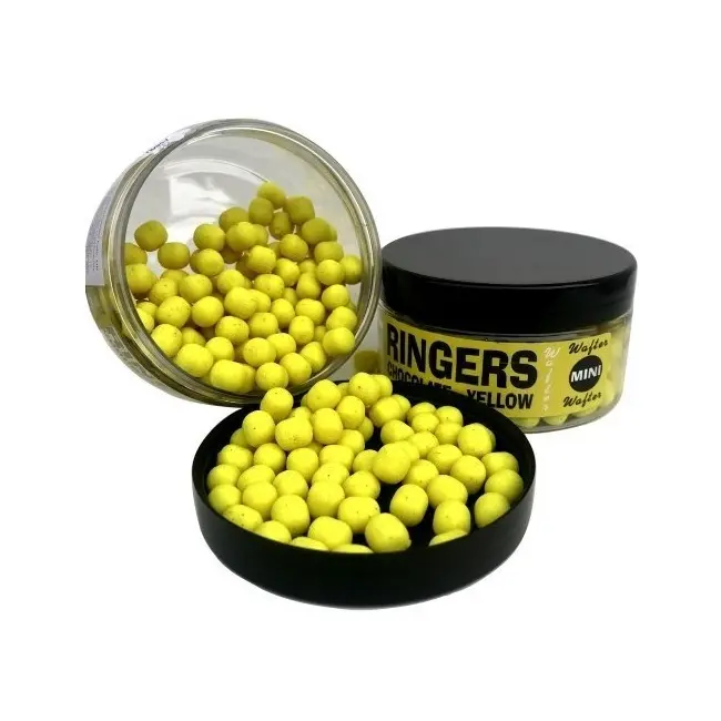 Wafters Ringers Mini, Yellow, Chocolate , 4.5mm, 100g