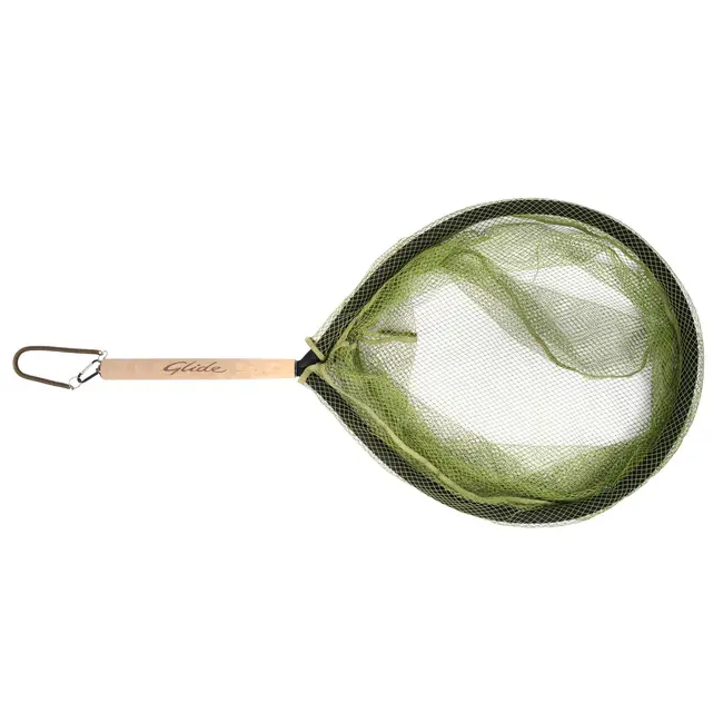  Minciog Pescuit la Pastrav Korum Glide Wading Net Latex, 66cm