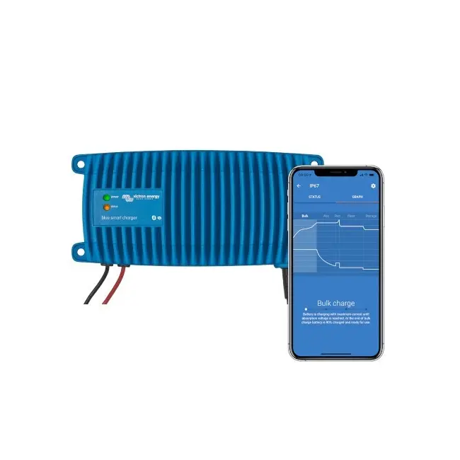 Incarcator Smart Baterie, 12V/13A, Plumb, Gel, Agm, Lithium, Victron Energy Blue Smart Ip67 Charger