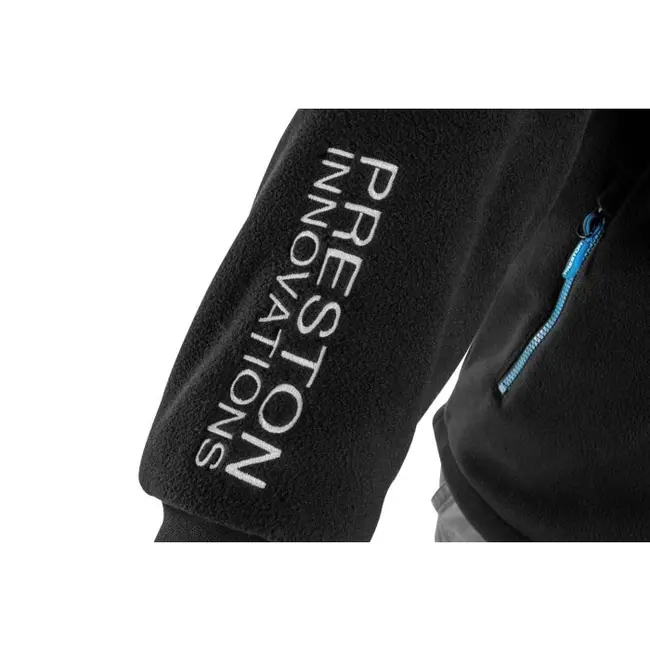Jacheta Preston Windproof Fleece Jacket, Black/Blue