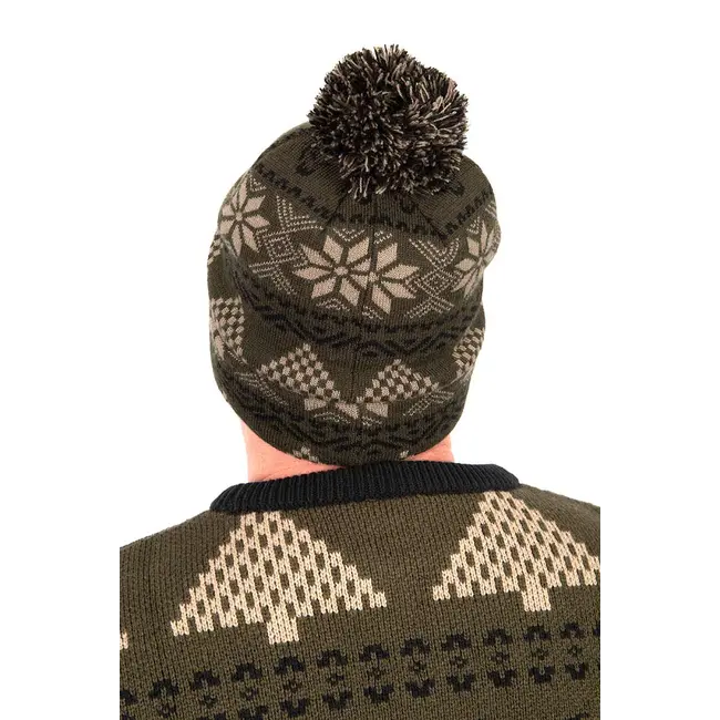 Caciula Fox Festive Bobble Hat