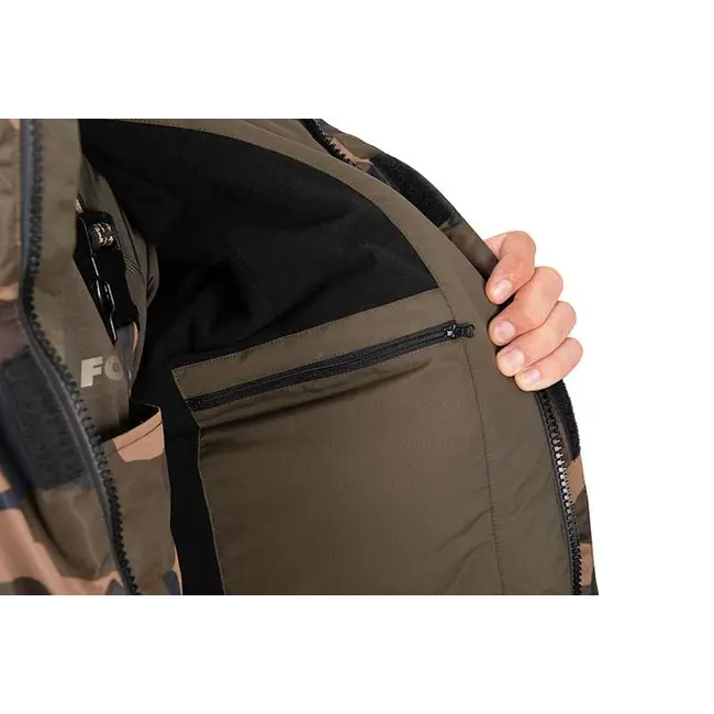 Noul Costum  Pescuit FOX  Khaki/Camo Winter Suit