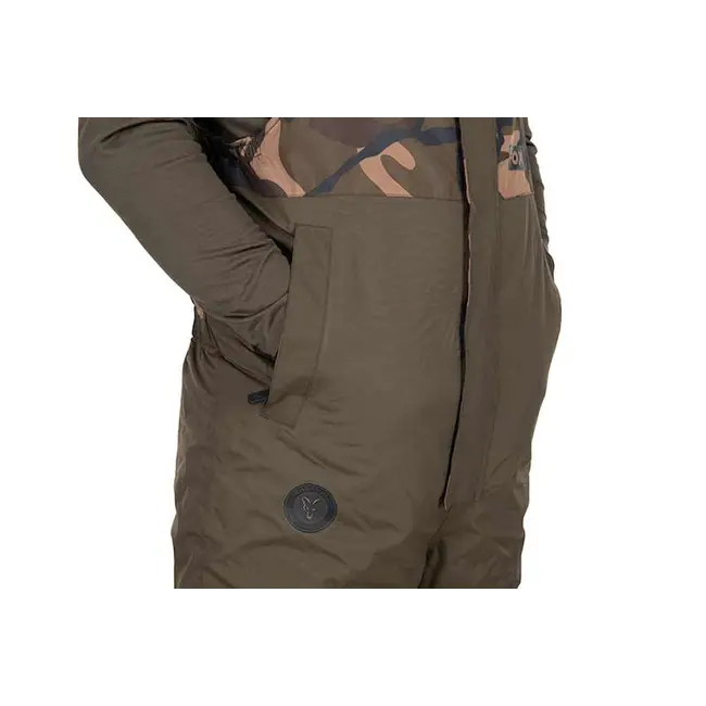 Noul Costum  Pescuit FOX  Khaki/Camo Winter Suit