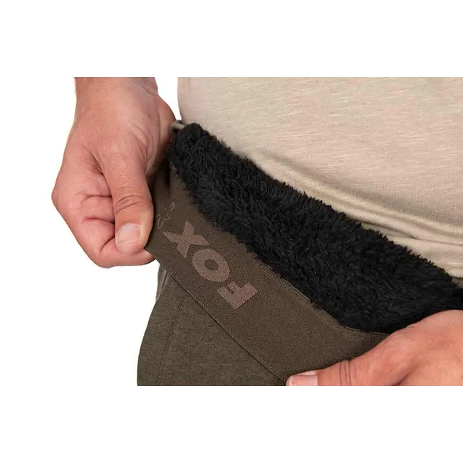 Pantaloni Fox Collection Sherpa Jogger Green/Black