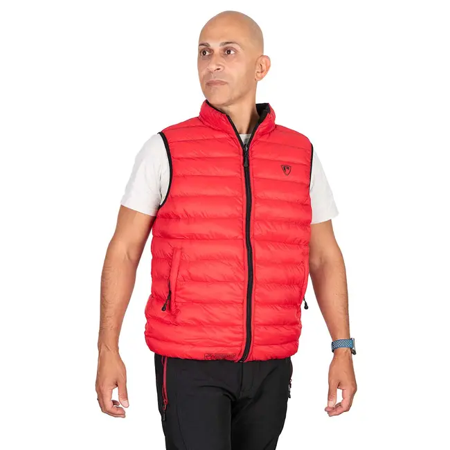 Vesta Fox Rage Reversible Gilet, Culoare Blac/Rage Red