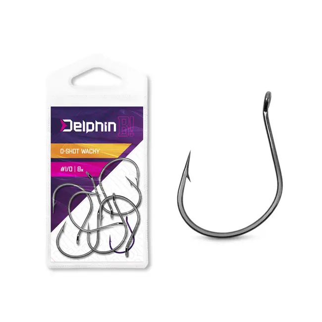 Carlige Drop Shot Delphin B! D-SHOT WACKY,8buc/plic