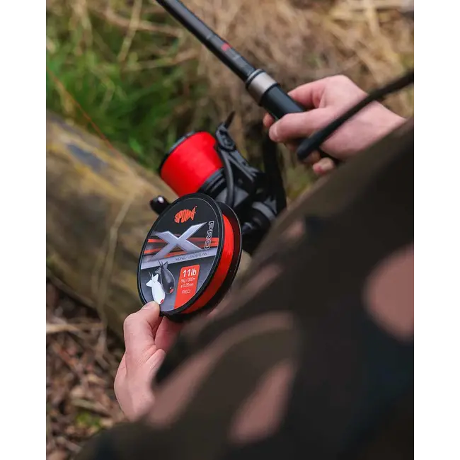 Fir Pescuit Monofilament Spomb X Pro Mono Red 0.26mm/11lbs/300m