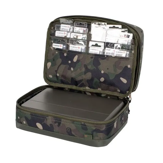 Geanta Pentru Riguri Pescuit Trakker NXC Camo Rig-R Box, 29x21x15cm