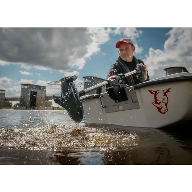 Motor Electric Barca Rhino BLX 80 V2 Outboard, 12V, 80lbs