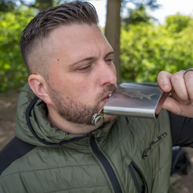 Recipient De Buzunar Din Inox Classic Hip Flask Barbel