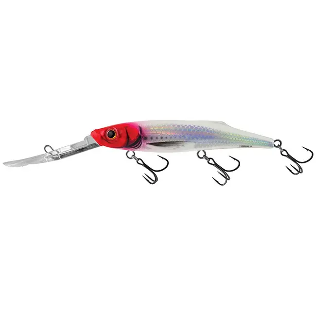 Vobler Salmo Freediver Super Deep Runner 9, Holographic Red Head, 9cm, 12g