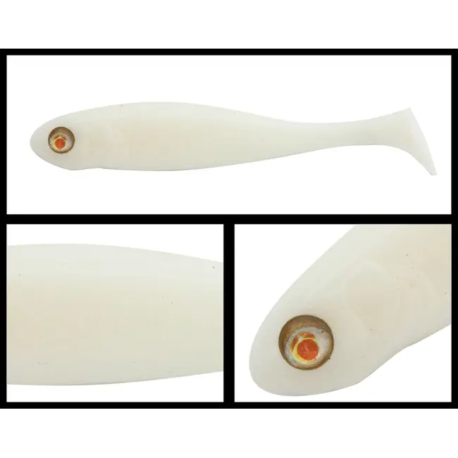 Shad Adusta Penta 3",7.5cm ,White Glow,8/plic