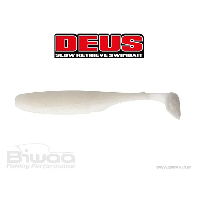 Shad Biwaa Deus, Pearl White, 7.5cm, 10buc/plic