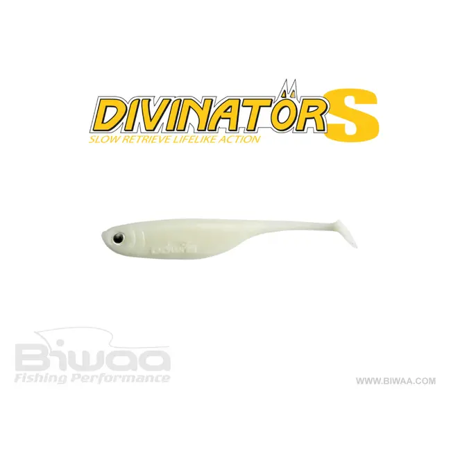 Shad Biwaa Divinator, Pearl White, 6cm ,8buc/plic