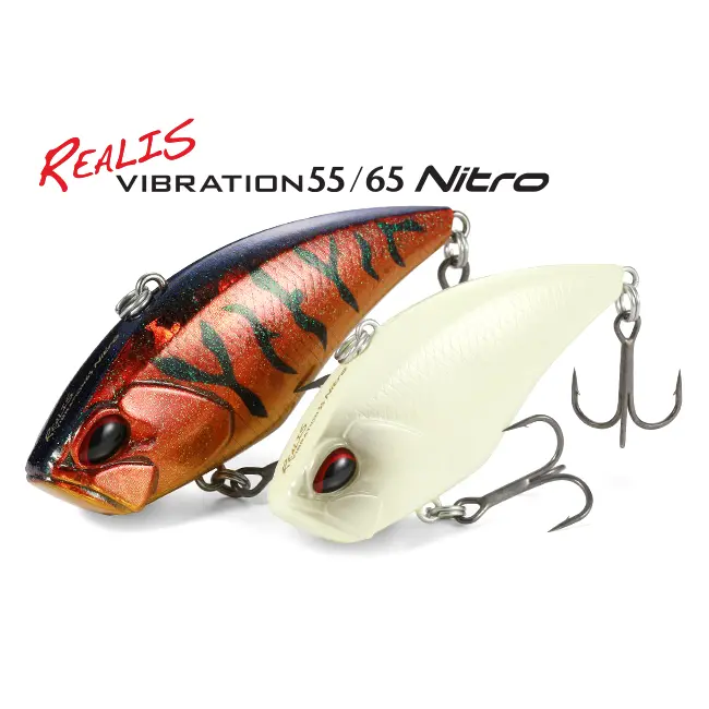 Vobler DUO Realis Vibration 65 Nitro, Sinking, ACC3018 Smokey Bone, 6.5cm, 17.5g