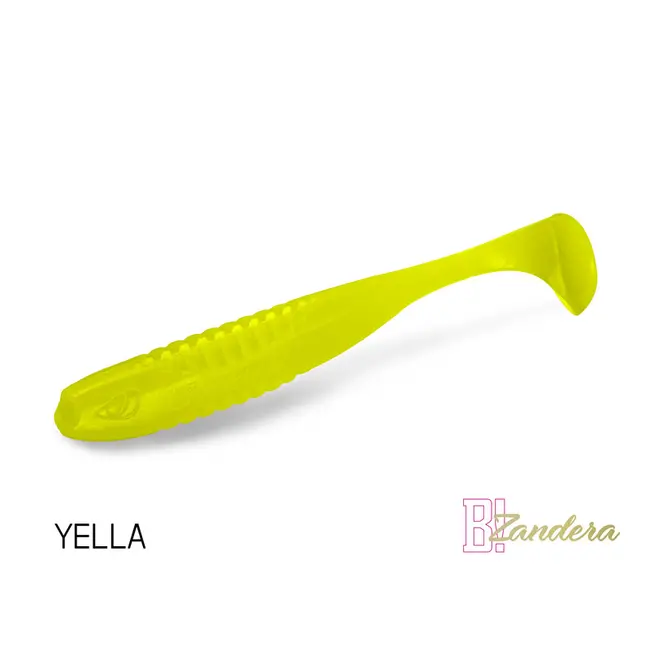 Shad Delphin ZANDERA UVs, Yella, 10cm, 5buc/blister