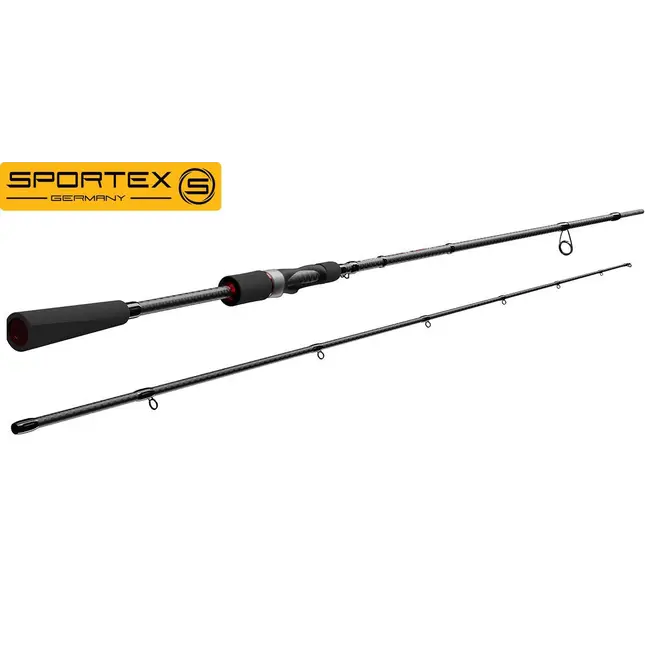 Lanseta Spinning Sportex Black Pearl Maxx, 2.40m, 60g, 2buc