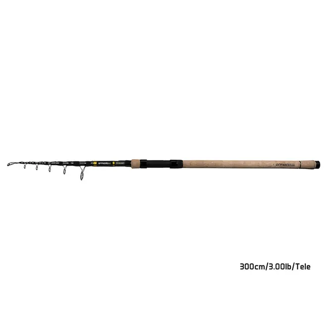 Lanseta Telescopica Delphin Armada NX Travel BlackWay Cork, 3.00m, 3.00lbs