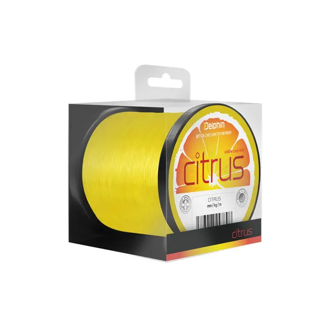 Fir Monofilament Delphin Citrus Galben, 0.25mm 11lbs 600m