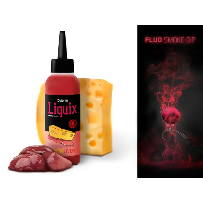 Dip Lichid Fluo Delphin D Snax LiquidX, Branza-Ficat,100ml