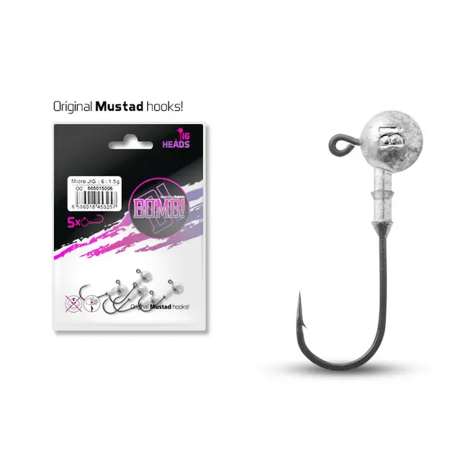 Cap Jig cu Guler DELPHIN BOMB, 5buc, 30g-6/0