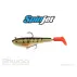Swimbait Hibrid Biwaa Spinjet 4",Culoare Fire Tiger, 10cm, 18g
