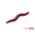 Worm Vierme Delphin B! StinxWORM, 4cm, 50buc/borcan, Aroma Branza, Culoare Fire