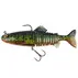 Swimbait FOX Rage Replicant Jointed, UV Fire Pike, 15cm, 60g