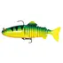 Swimbait FOX Rage Replicant Jointed, UV Fire Pike, 15cm, 60g