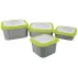 Cutie pentru Momeala Matrix Grey/Lime Bait Boxes Solid Tops